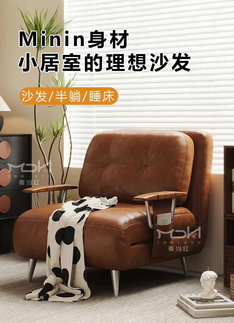 European Bed Sofas Lounger Minimalist Individual Folding Reclining Sofas Sleeper Relax Arm Woonkamer Banken Home Furniture