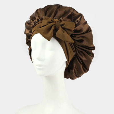Satin Bonnet Silk Bonnet Adjustable Bonne For Sleeping Hair Bonnet With Tie Band Bonnets For Women Men