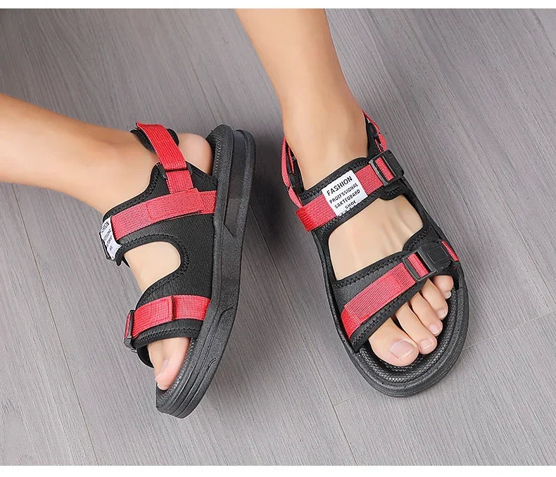 Men Sandals 2024 Trending Men's Luxury Sandals Man Summer 2024 Shiatsu Slippers Flat Sandal Beach Shoes Platform Sandals. Mens