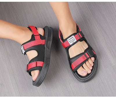 Men Sandals 2024 Trending Men's Luxury Sandals Man Summer 2024 Shiatsu Slippers Flat Sandal Beach Shoes Platform Sandals. Mens