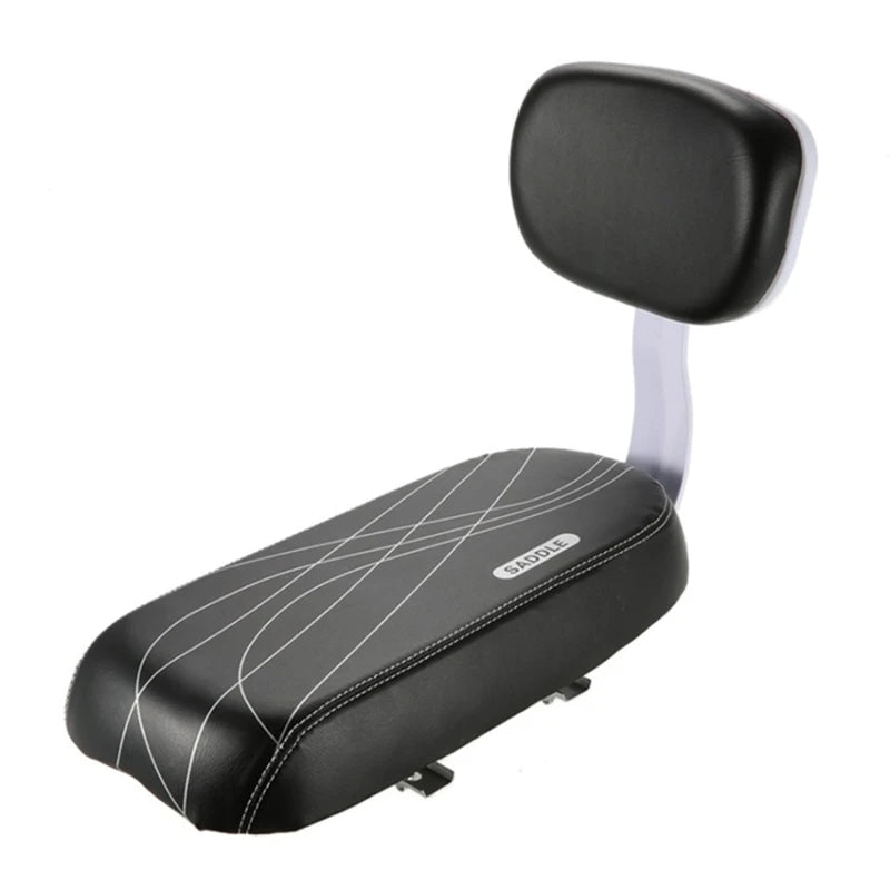 Cycle Accessories Parts Bicicleta Bicycle Rear Seat Saddle Bicycle Child Seat With Back Rest With Handle Armrest Footrest Pedals