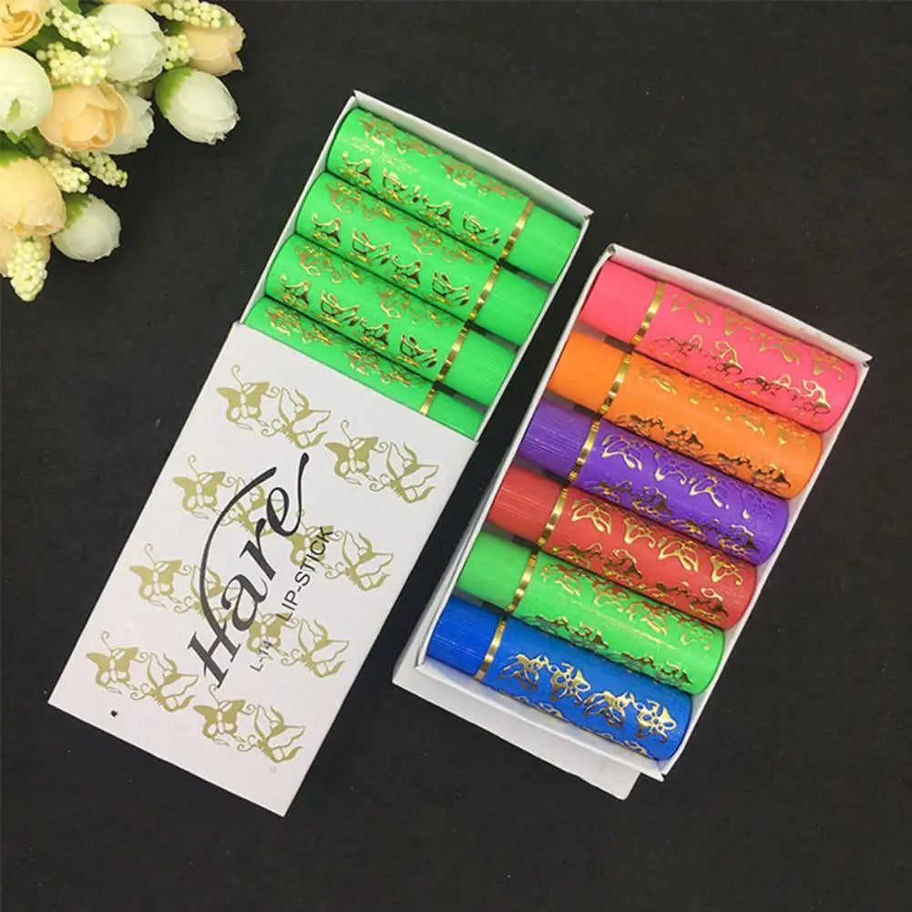 6 Colors Lipstick Waterproof Velvet Lip Stick Matte Sexy Lip Gloss Color Mood Changing Lasting Moisturizing Lip Blam Lip Care