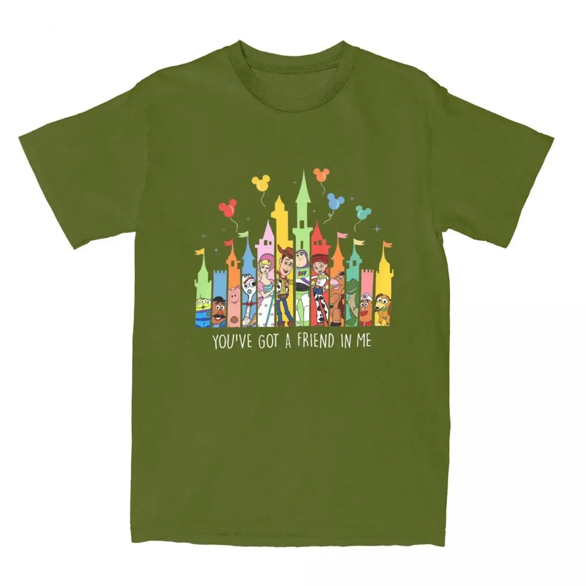 Toy Story Friends Men Women T Shirts Accessories Vintage Tees T-Shirt Cotton Christmas Present Clothing