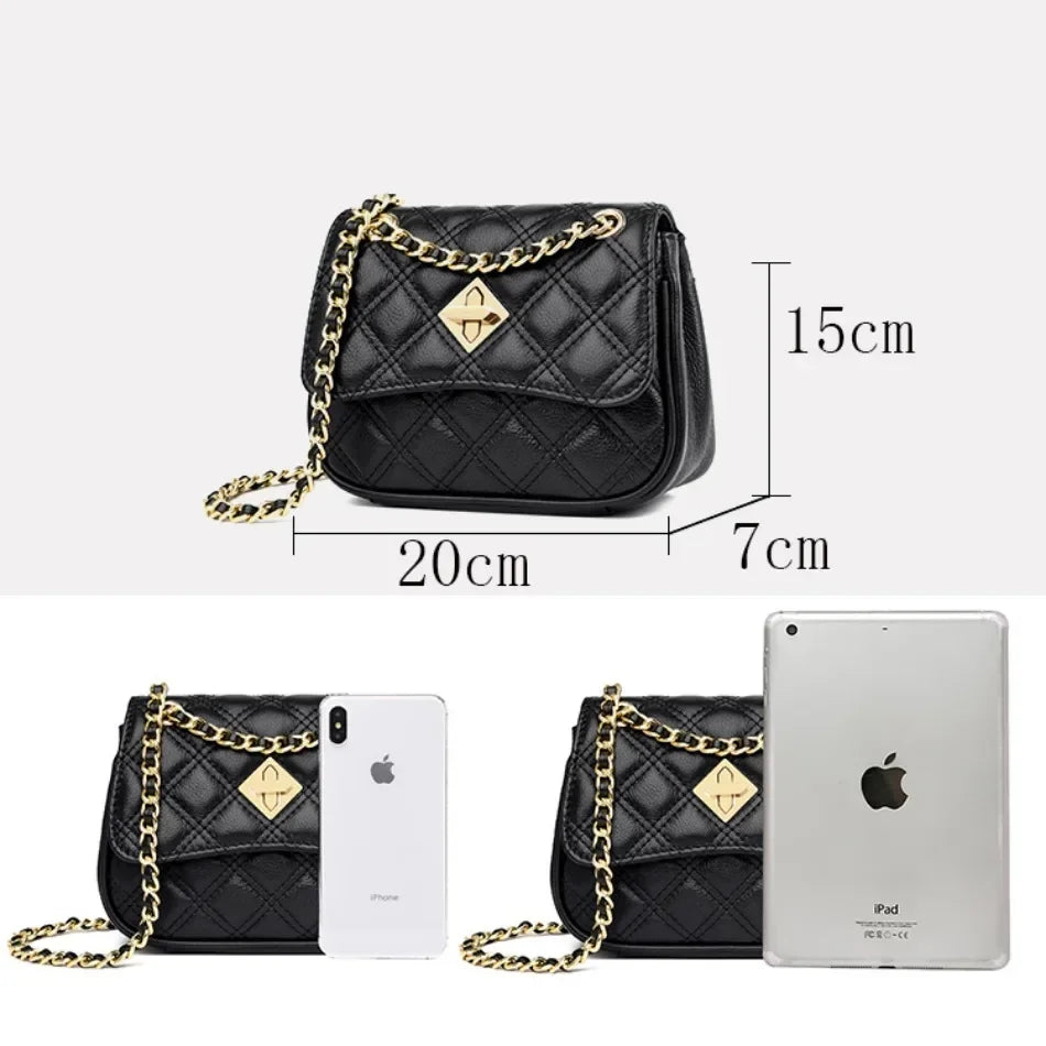 Luxury Handbags Women Bag Designer Genuine Leather Bags for Women Brand Ladies Female Shoulder Crossbody Bags Sac A Main Tote