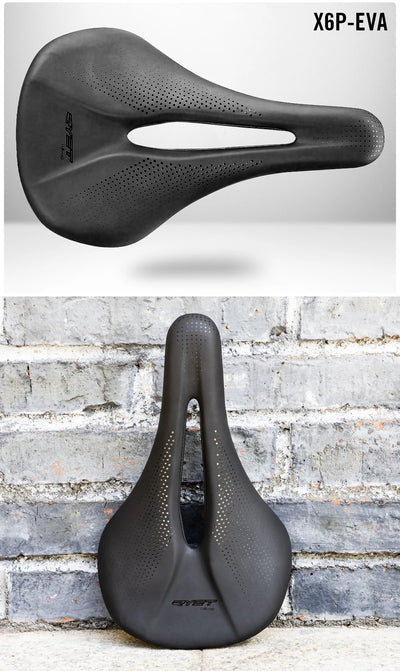 RYET 3D Printed Bike Carbon Saddle 140mm 142mm Super Light Road MTB Racing EVA Saddles Bicycle Seat Cushion Cycling Seating Part