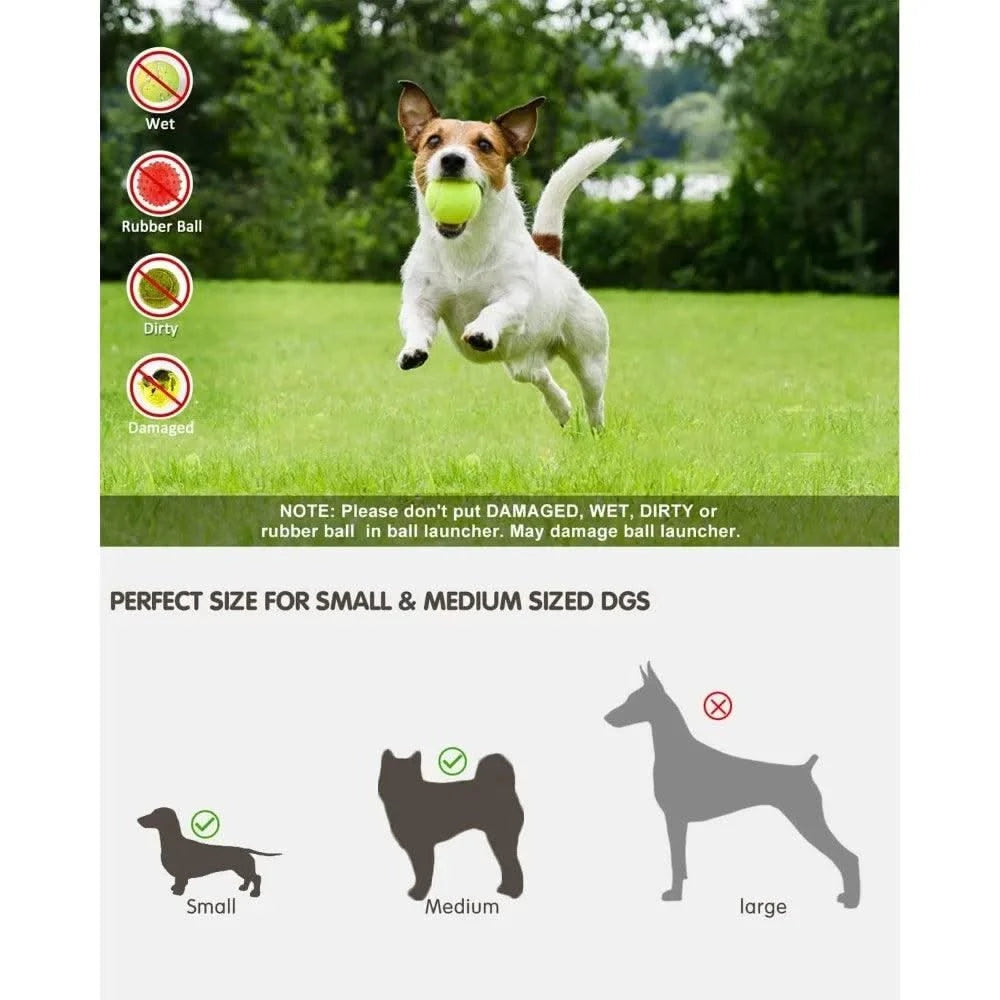 Ball Launcher For Dogs With 12 Tennis Ball， Ball Launcher, Dog Toys