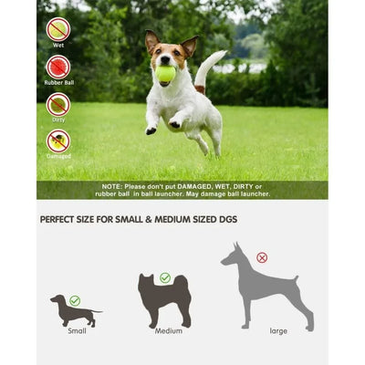 Ball Launcher For Dogs With 12 Tennis Ball， Ball Launcher, Dog Toys