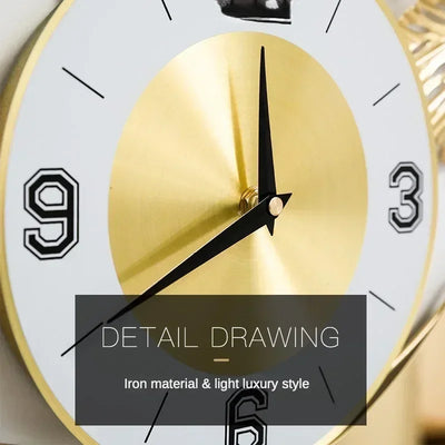 Wall decoration, metal crafts, home clock, living room, and porch decoration art