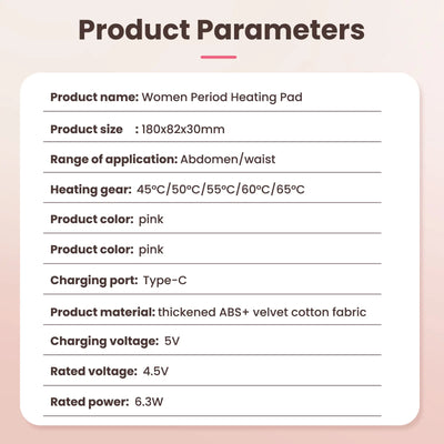 Electric Heating Pad Menstrual Cramp Massager Belt Women Period Care Hot Compress Device Vibration Abdominal Ulter Warmer Belt