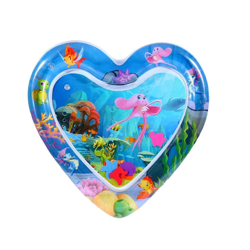 Baby Inflatable Cushion Water Play Mat Toy Infant Tummy Time Playmat  Fun Activity Education Toys for Boys Girls Birthday Gift