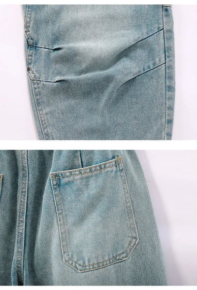 High Quality Luxury Kids Designer Jeans Pants for Children Boy Loose Straight Stylish Denim Trousers 4 5 6 7 8 9 10 11 12 13 14Y