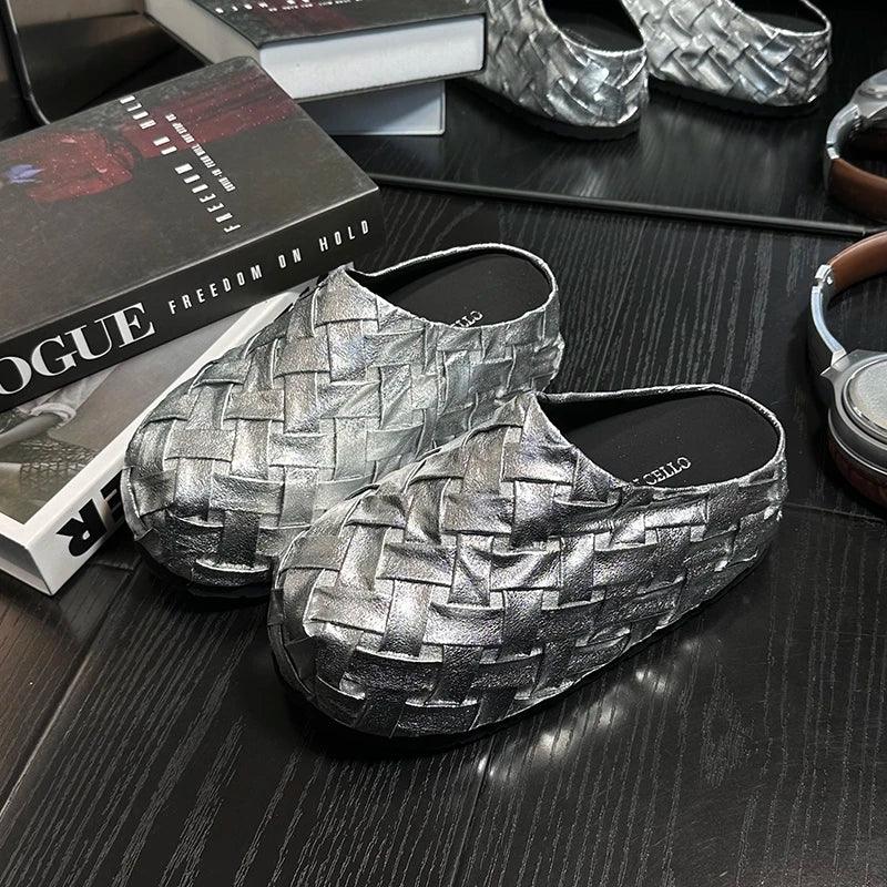 Women Mules Shoes Flats Platform Slippers Summer Sandals Designer Woman 2025 Trend Slingback Flip Flops Casual Sneakers Mujer