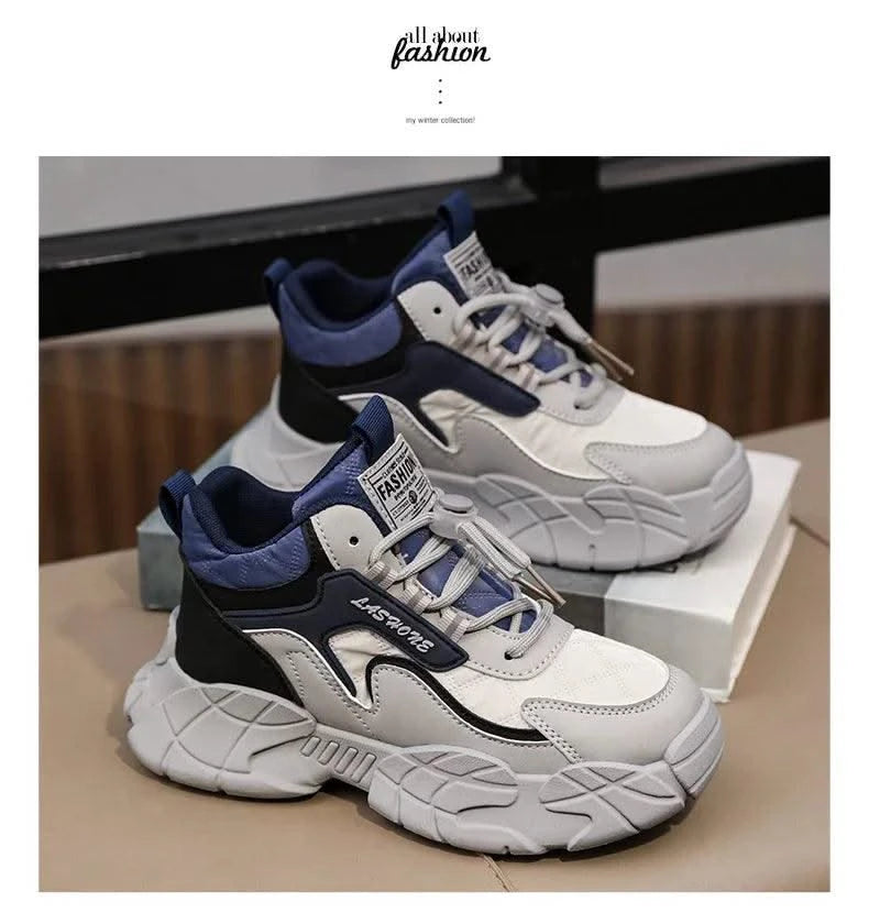 Children's High-Top Trendy Sneakers Shoes For Boys | Fashion & Casual Shoes | Medium and Big Children