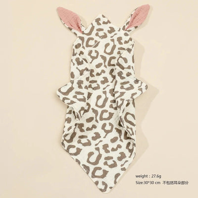 Baby Rabbit Cotton Muslin Comforter Sleeping Dolls |Blanket | Soft Soothe Appease Towel |Bibs| Burp Cloths Infant
