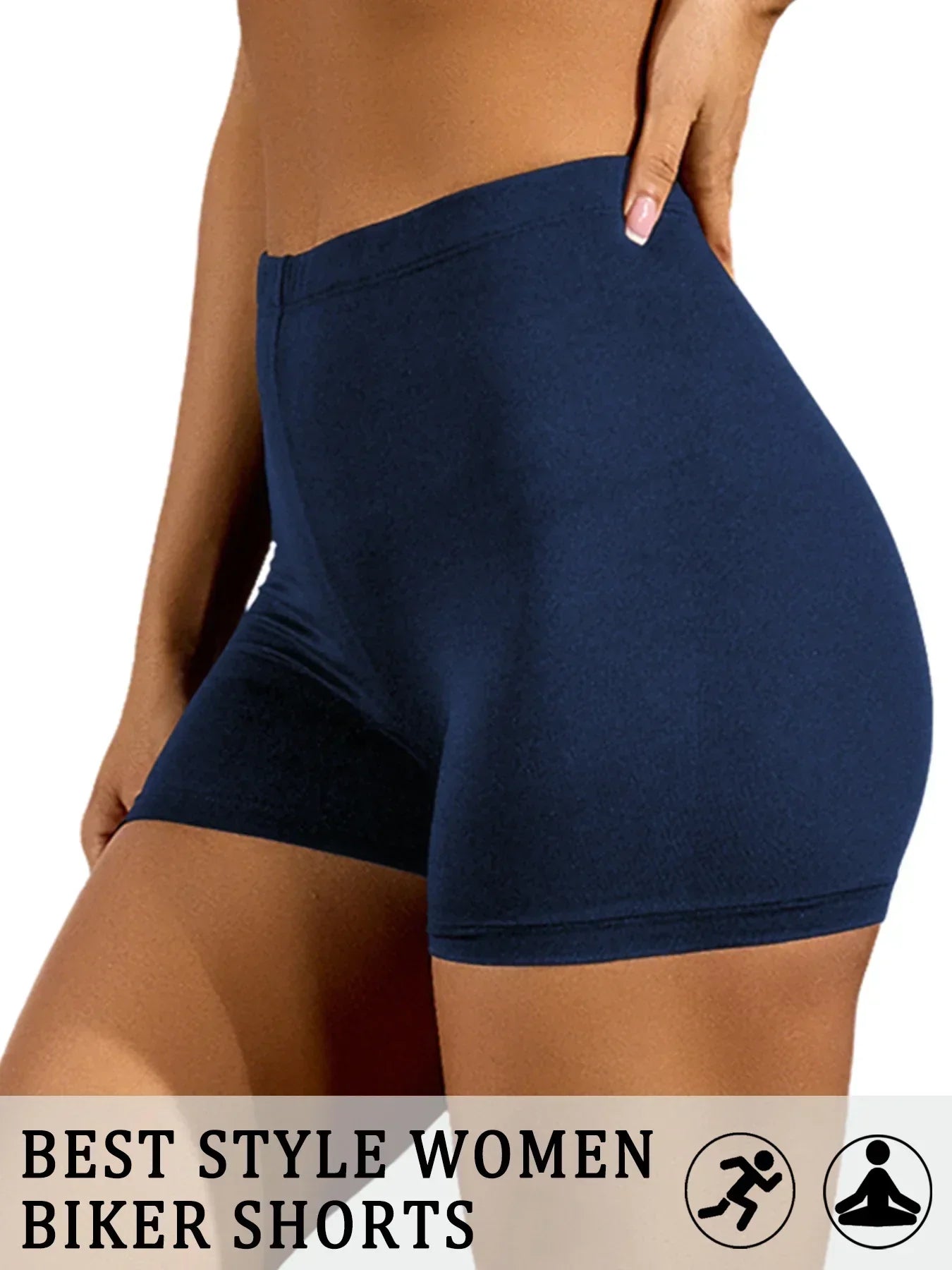 Biker Shorts For Women Super Soft No See Through Workout Yoga Running Cycling Push Up Gym Fitness Shorts Women's Activewear