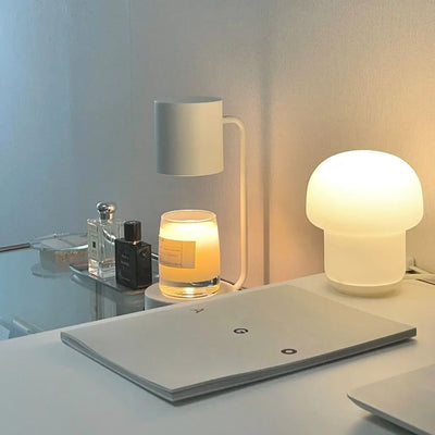 Korean Candle Warmer Lamp Candle Tray  Candle Holder Modern Dimmable Electric Night Light Fragrance Light Desk Decor Lighting