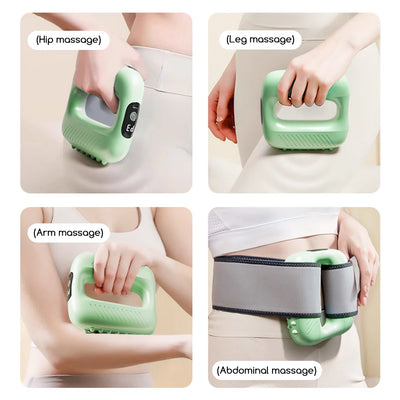 High-Intensity Fascia Rings Massager Cordless Mini With Belt Portable Deep Tissue Adjustables Vibration Massagers For Women