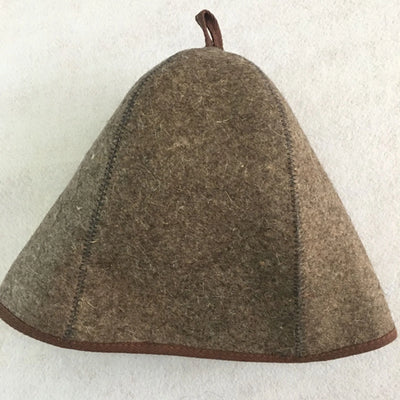1 Piece Sauna Hat 3mm Thick Thermostable Headgear Accs Hair Stylish Banya Head Protect Portable for Men Women Shower Bath House