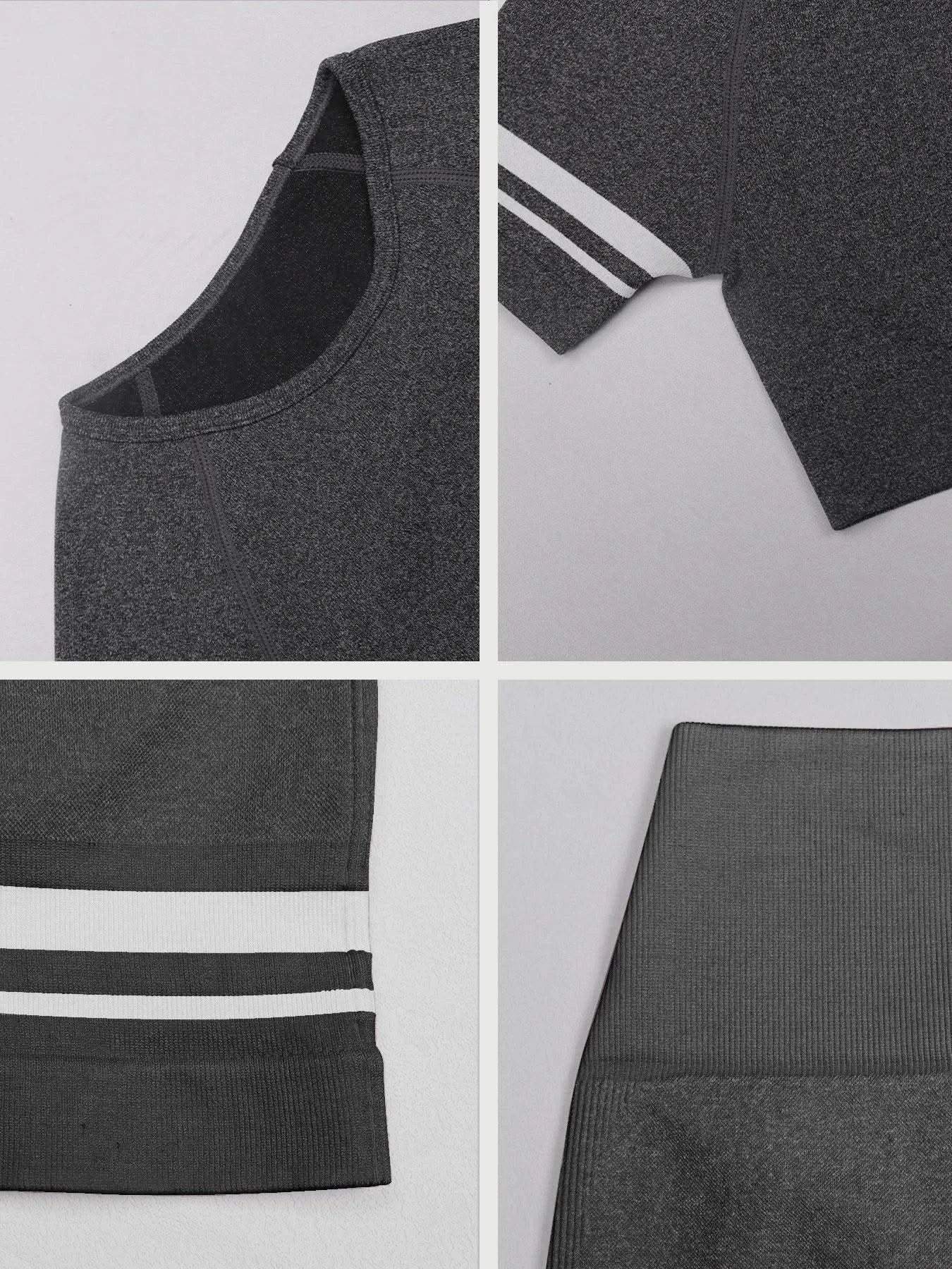 Women Gym V Back Shorts Casual Biker Running