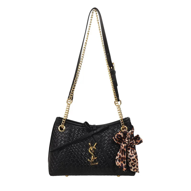 Famous Designer Women's Handbag In Soft Leather, Elegant Crossbody-Bag With Adjustable Strap, Classic Luxury Style