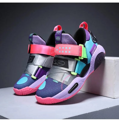 2025 New Children's Basketball Shoes For Boys Girls Non-slip Kids Sport Shoes Lightweight Outdoor Sneakers Trainers Footwear - Elanique