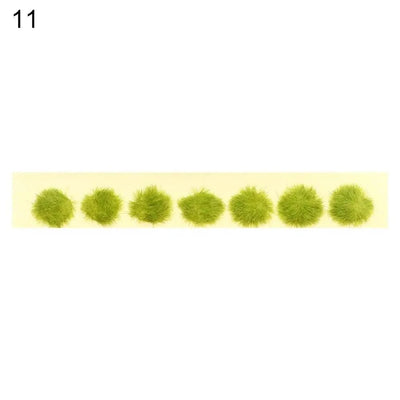 DIY Miniature Garden Decor Durable Static Scenery Model Landscape Wargame Grass Tufts Building Layout Sand Table Flower Cluster