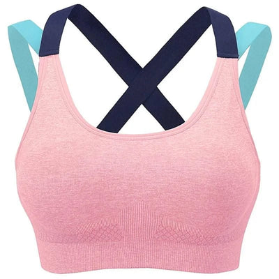 Women's Fashion Back Sports Bra Women Running Fitness Shockproof Underwear Moisture Wicking Quick Drying Sports Undershirt