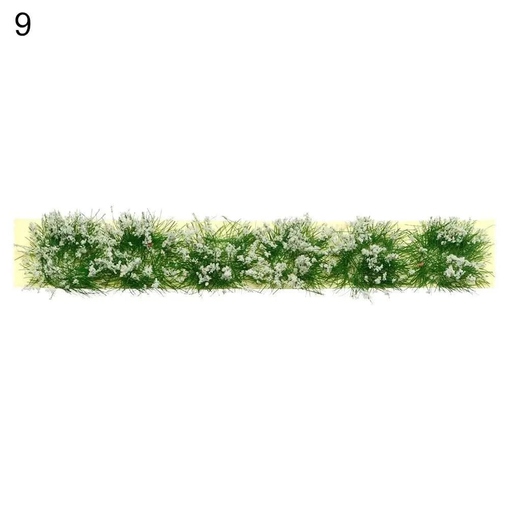 DIY Miniature Garden Decor Durable Static Scenery Model Landscape Wargame Grass Tufts Building Layout Sand Table Flower Cluster