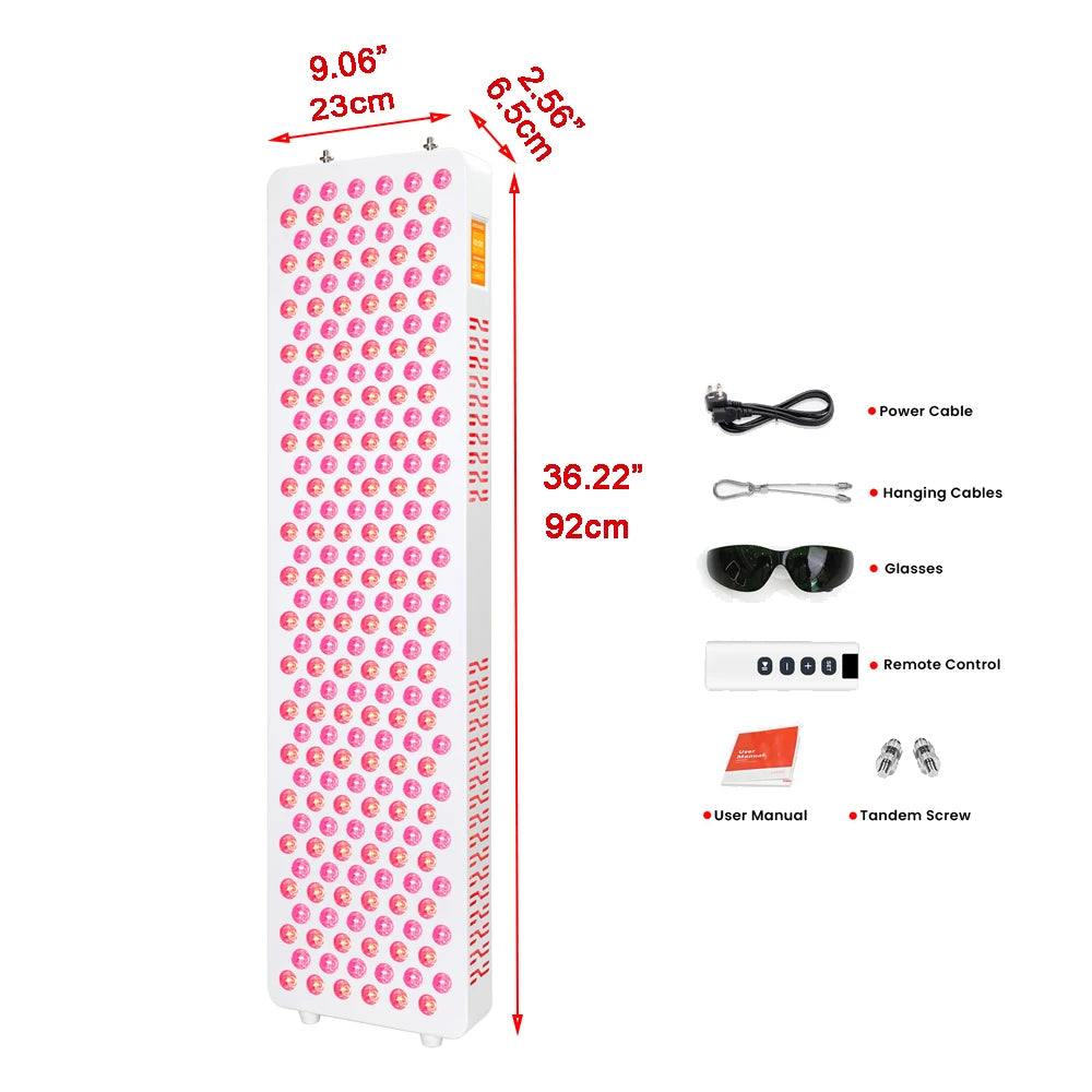8Spectrum No blue light Near Infared Light Therapy Pain Relief RLpro300 Red Light Therapy Full Body  with stand