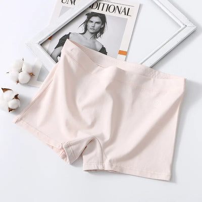 Women Boxers Underwear Cotton Breathable Ladies Safety Short Pants Female Seamless Underpants Solid Cozy Boyshorts Sexy Lingerie