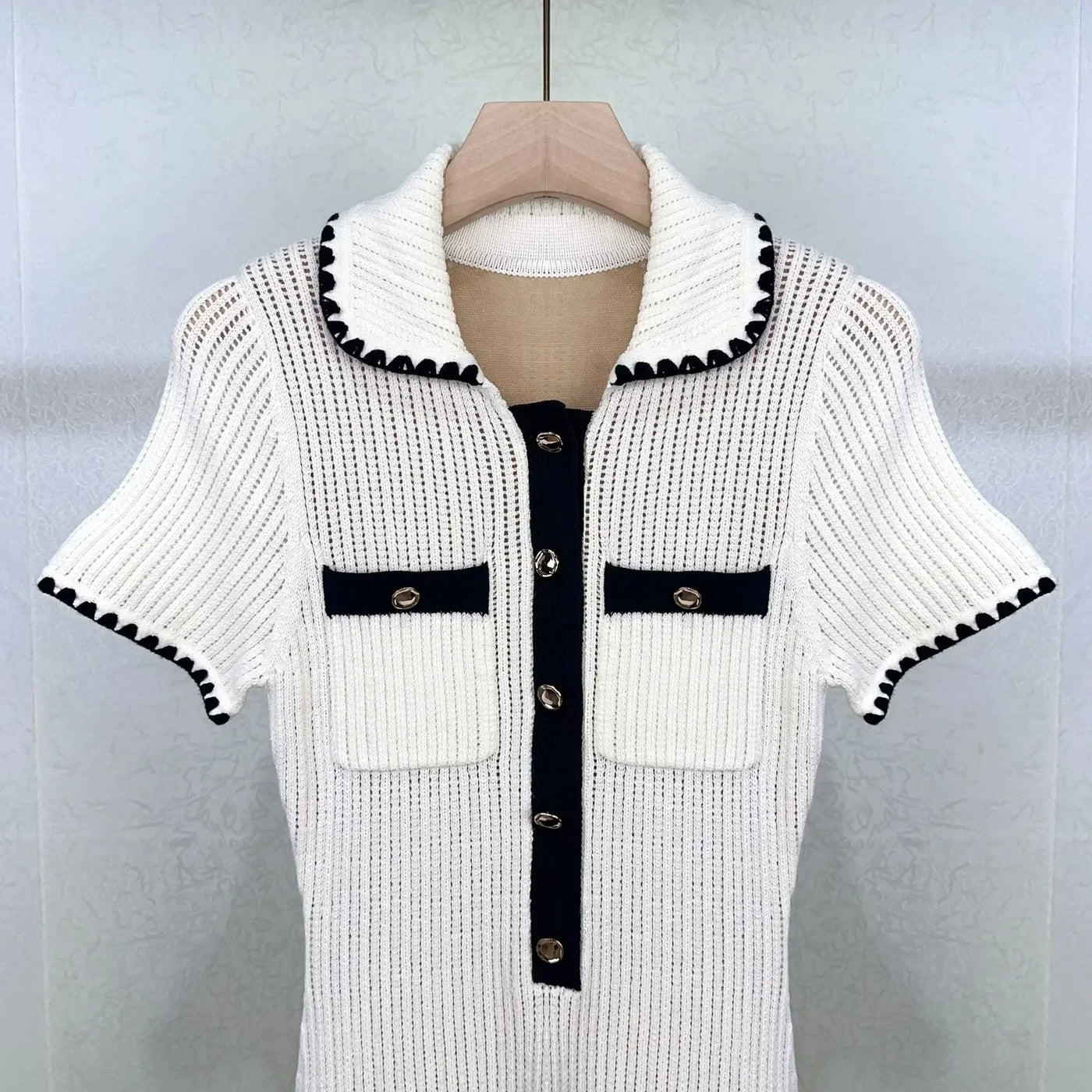 White Knitted Dress Women 2024 Summer New Style Elegant mini Dresses 5240114