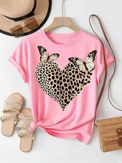 Women'S T-Shirts T-Shirts Women Comfortable And Relaxed Clothes Round Neck Suitable for All Seasons Elegant And Casual Tops