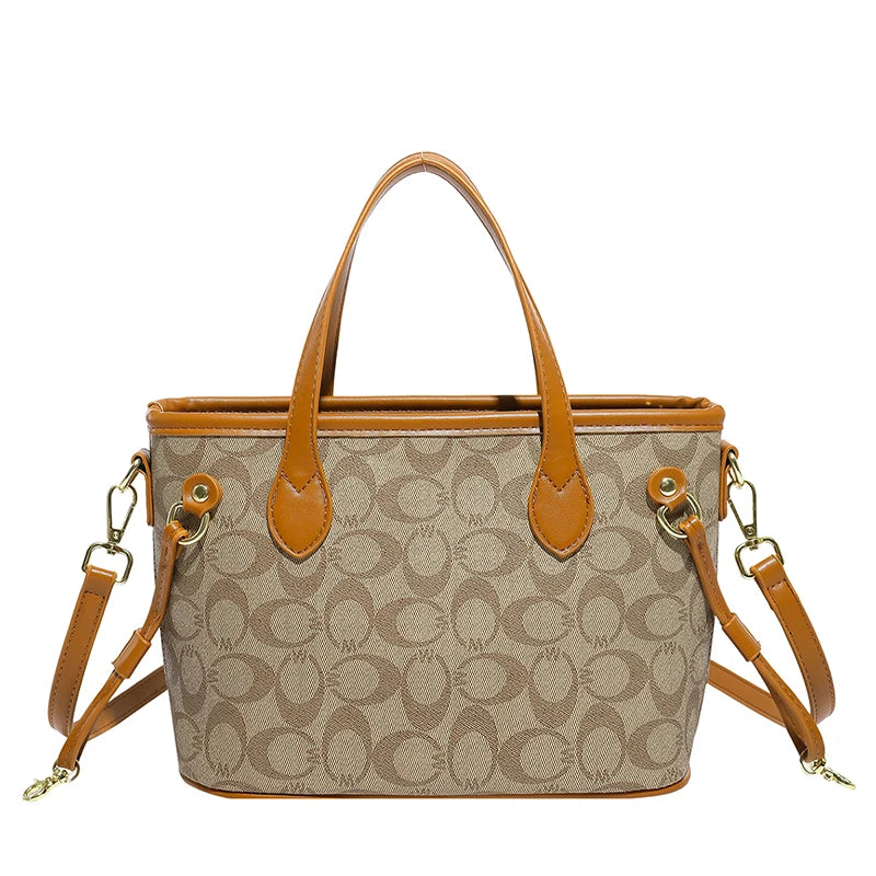 Famous Designer Inspired Women's Shoulder Bag Premium Leather Handbags Ladies Elegant Top Handle Purse Classic Tote