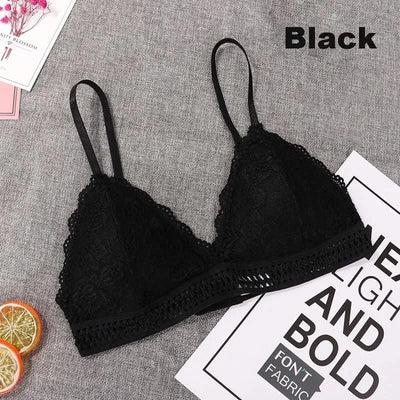 Wireless Push Up Bra Body Shaping Sexy Flower Lace Bra for Women