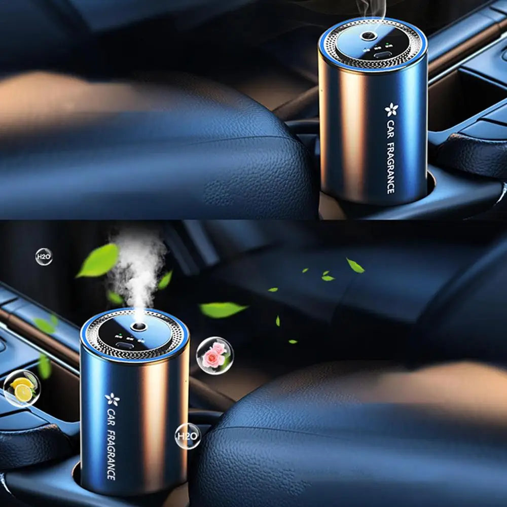 Car Diffusers For Essential Oils Smart Car Diffuser Perfume Adjustable Concentration Car Fragrance Diffuser 50ml Car Aromatherap