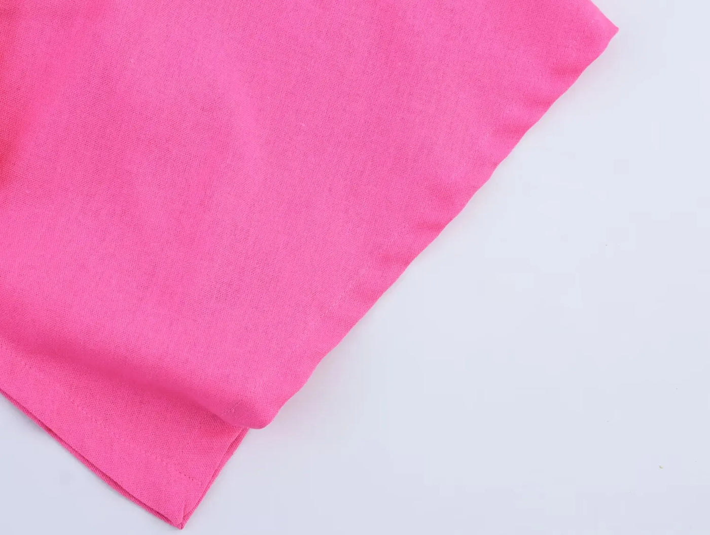 2025 new women's clothing European and American style fashionable linen western style asymmetrical V-neck design linen top