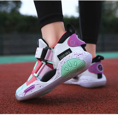 2025 New Children's Basketball Shoes For Boys Girls Non-slip Kids Sport Shoes Lightweight Outdoor Sneakers Trainers Footwear - Elanique