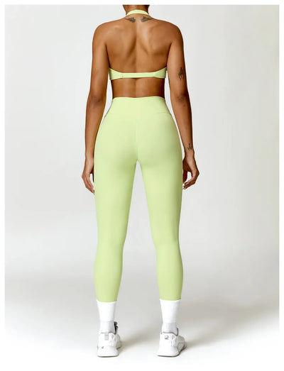 Women Seamless Yoga Set 2PCS Gym Workout Clothes for Female Push Up Bra High Waist Leggings Sexy Fitness Sportswear Sports Suits