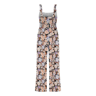 Summer Sexy Sling Jumpsuits Women'S Fashion Printed Loose Pencil Pants Casual Streetwear Elegant Party Female Spaghetti Rompers