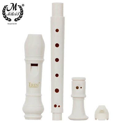 M MBAT ABS Flute Clarinet Recorder Soprano Long Flutes Baroque Recorder Fingering Musical Instrument Accessories Beginner Flute