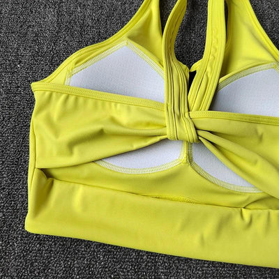 Sports Underwear for Women High-intensity Integrated Cup Shockproof Bra Running Training Suit Fitness Yoga Vest Wear Outside