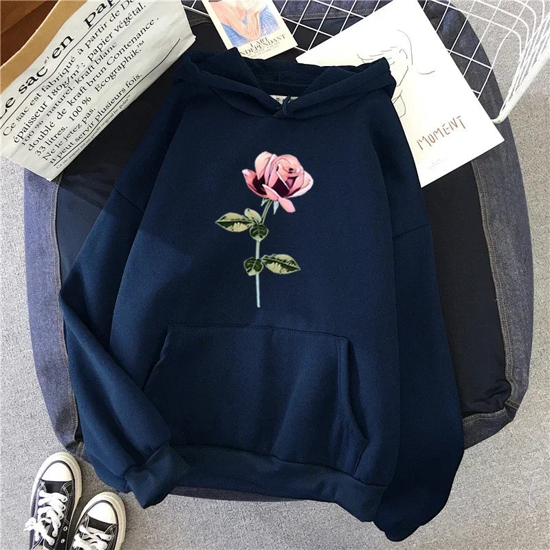 Women's Sweatshirts Hot Sales Autumn Winter Pullovers Hoodies Versatile Woman Style Fashion Casual Sports Print Daily Simplicity