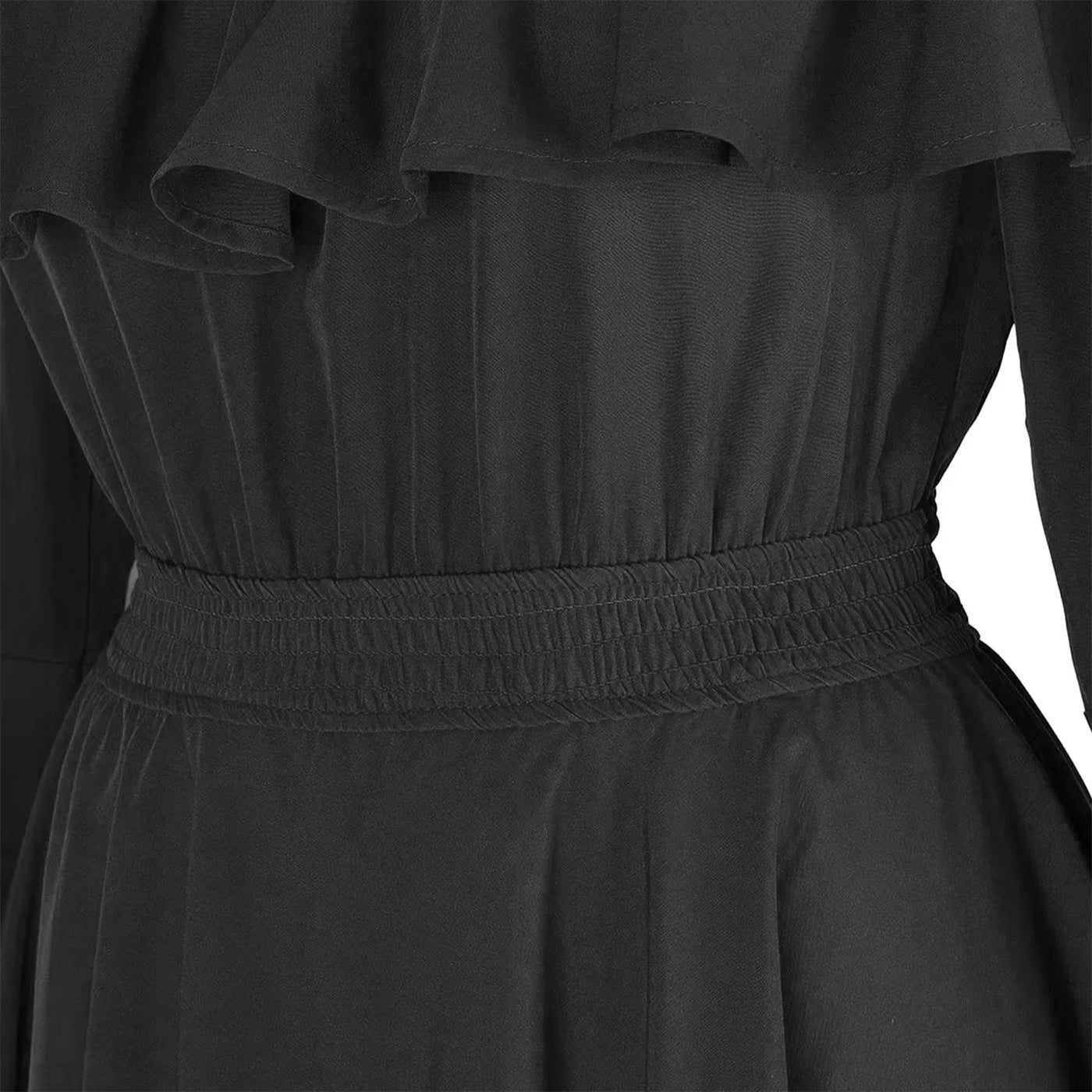 Renaissance Dress For Women Long Sleeves Medieval Off Shoulder Elastic High Waist Smocked Dress Elegant Evening Gown Plus Size