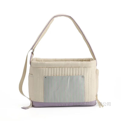 Portable Pet Bag Multifunctional pet carrier soft sided carrier pet sling bag for Cats and Dogs outdoor pet carrier bag pink