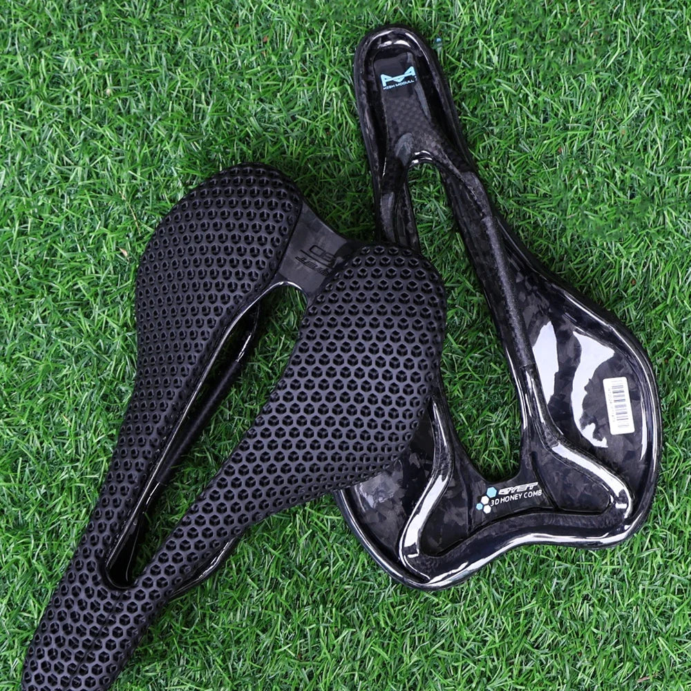 Racing Saddles Bicycle Seat RYET Ultralight 3D Printed Bike Saddle Carbon Saddle Mountain Road MTB Cushion Cycling Seating Parts