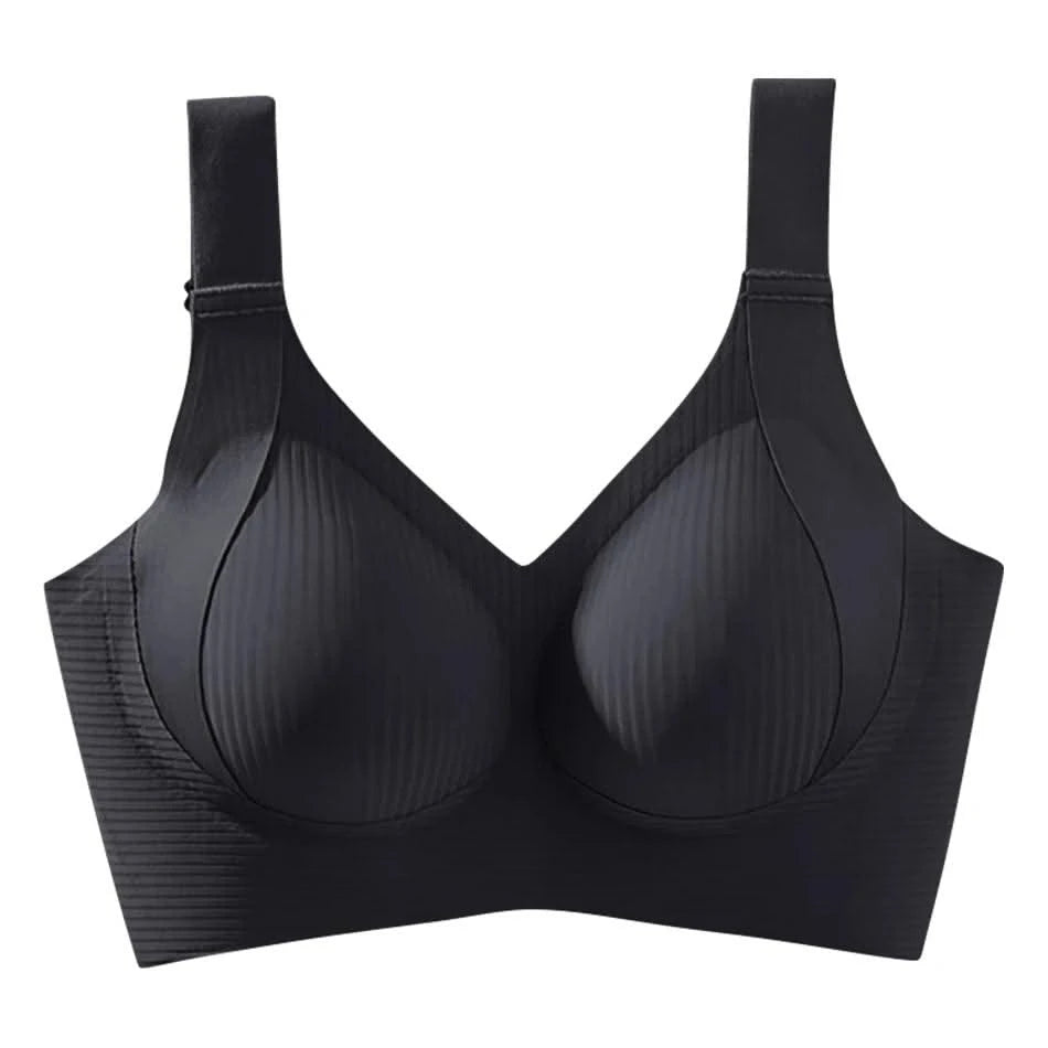 Maternity Bra Full Coverage Bralette for Large Bust Women Seamless Minimizer Bra with Wide Band Anti-Slip Adjustable Straps