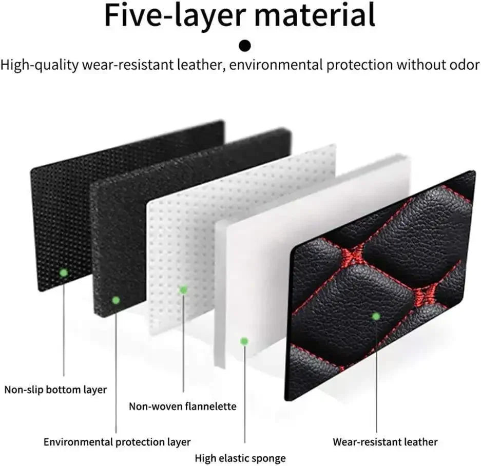 Car Mats For SEAT Alhambra MK2 7N VW VW Sharan 2011~2020 Pad Carpets Set Leather Mat Auto Floor Rugs Car Accessories
