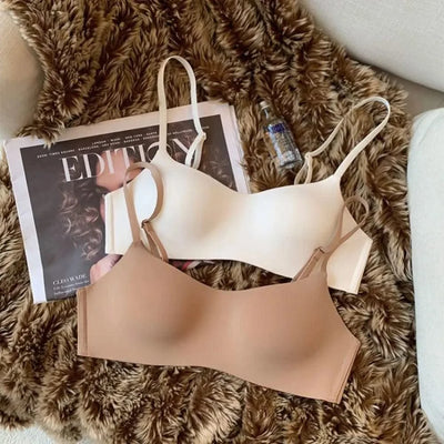 Wireless One-piece Underwear for Women Anti-sagging Comfort Push Up Bras for Women Seamless Back Smoothing Bras for Women Women