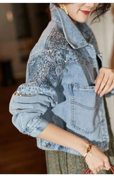 Denim Jacket For Women's Jackets For Women Denim Coats Women's Denim Jacket Jean Jacket For Womens Women Coat New In Outerwears