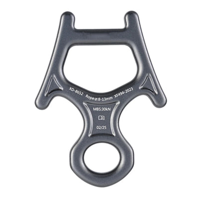 Aluminum Alloys Downhills Descender Rappel Belays Abseiling Mountaineering Device for Rock Climbing and Succour